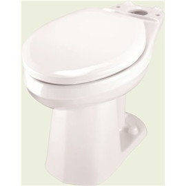 Gerber Plumbing Ultra Flush Pressure Assisted 1.0/1.28/1.6 GPF ADA Elongated Toilet Bowl Only in White