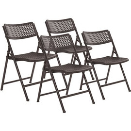National Public Seating AirFlex Series Premium Polypropylene Folding Chair (Pack of 4)