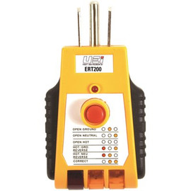 UEi Test Instruments Electrical Receptacle Tester with GFCI