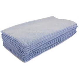 Renown 16 in. x 16 in. Premium Microfiber Cleaning Cloth, Blue (12-Pack)