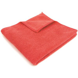 Renown 16 in. x 16 in. General Purpose Microfiber Cleaning Cloth, Red (12-Pack)