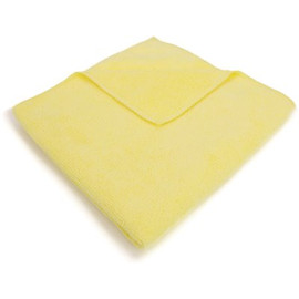 Renown 16 in. x 16 in. General Purpose Microfiber Cleaning Cloth, Yellow (12-Pack)