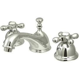 Kingston Brass Traditional 8 in. Widespread 2-Handle Bathroom Faucet in Chrome