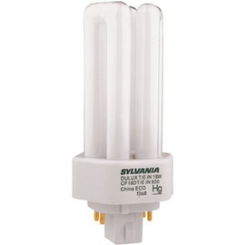 Sylvania 100-Watt Equivalent T4 Dimmable CFL Light Bulb Soft White (50-Pack)