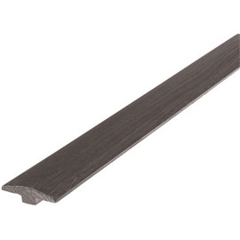 Shaw Smith Flowers Tattered Barnboard 3/16 in. Thick x 1-3/4 in. Wide x 94 in. Length Vinyl T-Mold Molding