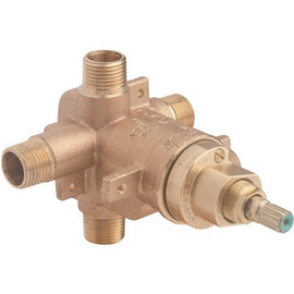 Symmons Temptrol Brass Pressure-Balancing Tub and Shower Valve