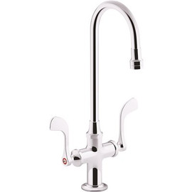 KOHLER Monoblock Triton Bowe 0.5 GPM Single Hole 2-Handle Bathroom Faucet with Laminar Flow in Polished Chrome