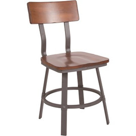 Carnegy Avenue Rustic Walnut Side Chair