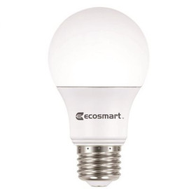 EcoSmart 60-Watt Equivalent A19 Non-Dimmable Medium Base LED Light Bulb Soft White (24-Pack)