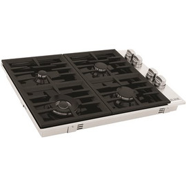 ZLINE Kitchen and Bath 30" Dropin Gas Stovetop in Black Porcelain with 4 Gas Burners (RC30-PBT)