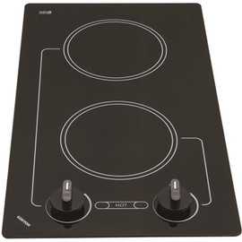 Kenyon Caribbean 12 in. 240-Volt Radiant Electric Cooktop in Black with 2-Elements