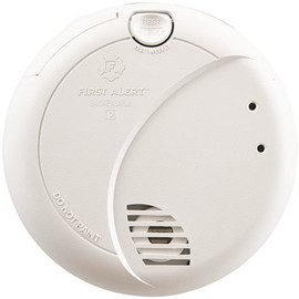 BRK Brands Hardwired Photoelectric Smoke Alarm with 10-Year Lithium Battery Backup