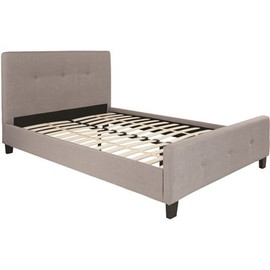 Flash Furniture Light Gray Full Platform Bed