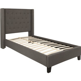 Flash Furniture Dark Grey Twin Platform Bed