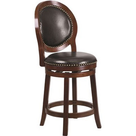 Carnegy Avenue 26 in. Counter Height Cappuccino Bar Stool