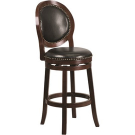 Carnegy Avenue 30 in. Bar Height Cappuccino Bar Stool Carnegy Avenue 30 in. Bar Height Cappuccino Bar Stool