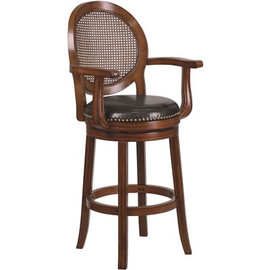 Carnegy Avenue 28 in. Bar Height Expresso Bar Stool Carnegy Avenue 28 in. Bar Height Expresso Bar Stool