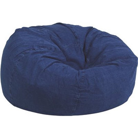 Flash Furniture Denim Bean Bag Chair