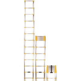 XTEND + CLIMB 12.5 ft. Aluminum Telescoping Extension Ladder with 250 lbs. Load Capacity Type 1 Duty Rating