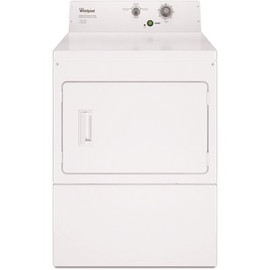 Whirlpool 7.4 cu. ft. 240 Volt White Commercial Electric Super-Capacity Dryer
