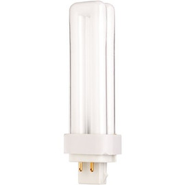 Satco 40-Watt Equivalent T4 G24q-1 Base Dual Tube CFL Light Bulb in Warm White
