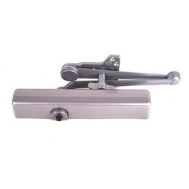 LCN Sized 1-6 Aluminum/689 Finish Hold-Open-Stop Arm Surface Door Closer (30-Year Warranty)