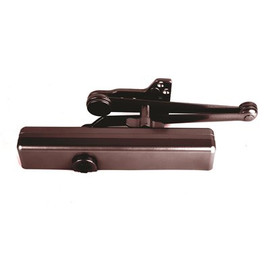 LCN Sized 1-6 Dark Bronze/695 Finish Hold-Open-Stop Arm Surface Door Closer (30-Year Warranty)
