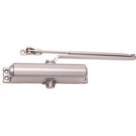 LCN Sized 1-5 Aluminum/689 Finish Regular Arm Surface Door Closer (20-Year Warranty)