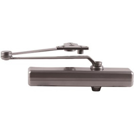 LCN Sized 1-6 Aluminum/689 Finish Stop Arm Surface Door Closer (30-Year Warranty)