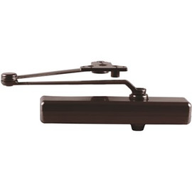 LCN Sized 1-6 Dark Bronze/695 Finish Stop Arm Surface Door Closer (30-Year Warranty)