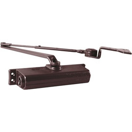 LCN Sized 1-5 Dark Bronze/695 Finish Hold Open Arm Surface Door Closer with 62PA Shoe (20-Year Warranty)