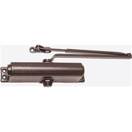 LCN Sized 1-5 Dark Bronze/695 Finish Regular Arm Surface Door Closer with 62PA Shoe (20-Year Warranty)