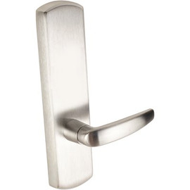 Von Duprin Grade-1 Satin Chrome Exit Device Trim Only, Blank Escutcheon with 03 Lever Trim, Right Hand Reverse