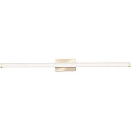 Contractor Select 45 in. 1-Light Brushed Nickel Integrated LED Vanity Light Bar, Selectable Color Temp 3000/3500/4000K