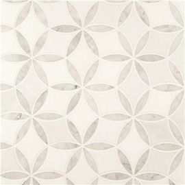 MSI La Fleur 8.9 in. x 9.92 in. Polished Marble Look Wall Tile (6.2 sq. ft./Case)