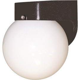 LiteCo Wall Mount Outdoor Globe Lantern