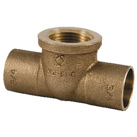 NIBCO 3/4 in. Forged Bronze C x C x F Tee