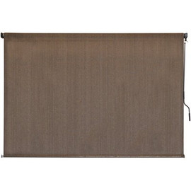 SeaSun Driftwood Cordless UV Protection Fabric Exterior Roller Shade 96 in. W x 72 in. L