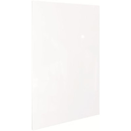 Cambridge White Gloss Slab Style Kitchen Cabinet End Panel (36 in W x 0.75 in D x 12 in H)