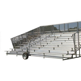 Away Game 15 ft. 10-Row Transportable Bleacher with Transport Kit