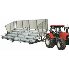 Away Game 21 ft. 5-Row Transportable Bleacher with Transport Kit