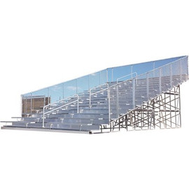 Midfielder 21 ft. 15-Row Aluminum Bleacher