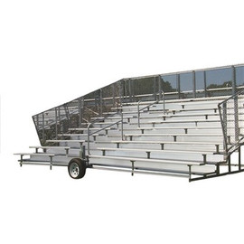 Away Game 21 ft. 10-Row Transportable Bleacher with Transport Kit