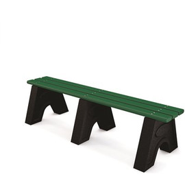 Sport 6 ft. Green Recycled Plastic Bench