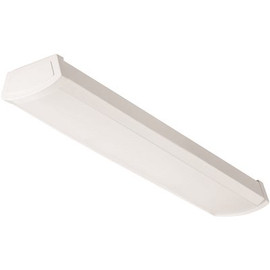 Contractor Select FMLWL 2 ft. 3000 Lumens Integrated LED Dimmable White Low Profile LED Wraparound Light 4000K