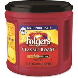 Folgers Ground 30.5 oz. Classic Roast Regular Coffee Can