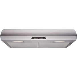 Winflo 30 in. 483 CFM Convertible Under Cabinet Range Hood in Stainless Steel with Mesh Filters and Touch Controls