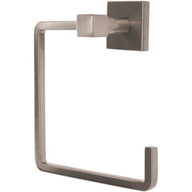 Design House Karsen Towel Ring in Satin Nickel