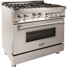DO NOT SELL 36" 4.6 cu. ft. Gas Range with Convection Gas Oven in Stainless Steel with DuraSnow Finish Door