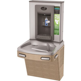 OASIS VersaCooler II COMBO ADA Sandstone Electronic Bottle Filler and Filtered Refrigerated Drinking Fountain